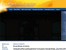 Tablet Screenshot of miltonpa.org